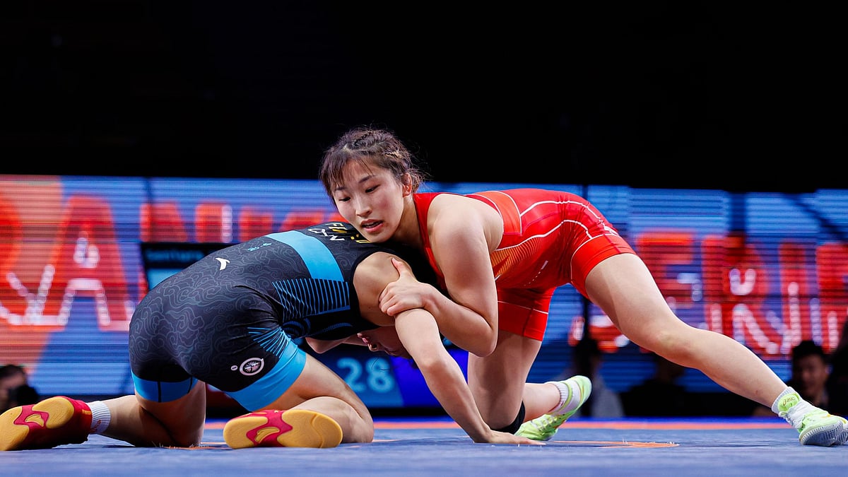 Action from Asian Wrestling Championships 2024. - United World Wrestling