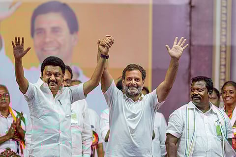 DMK-Cong rally in Coimbatore