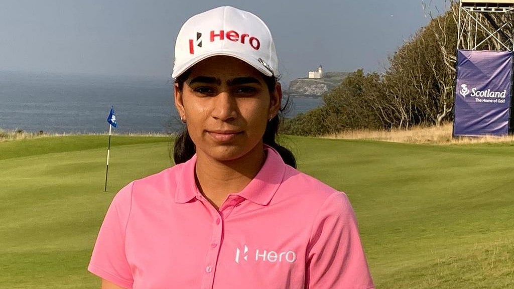 Diksha Dagar is on the 9th position currently on the Ladies European Tour. - Diksha Dagar/X