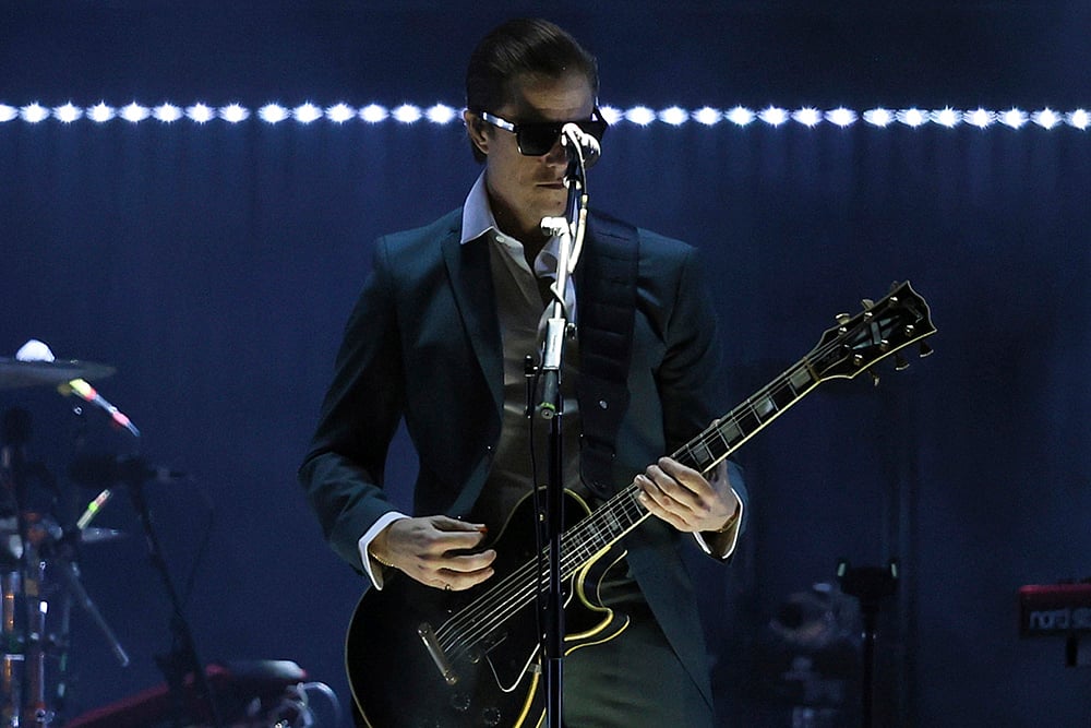 Interpol Performs A Free Concert