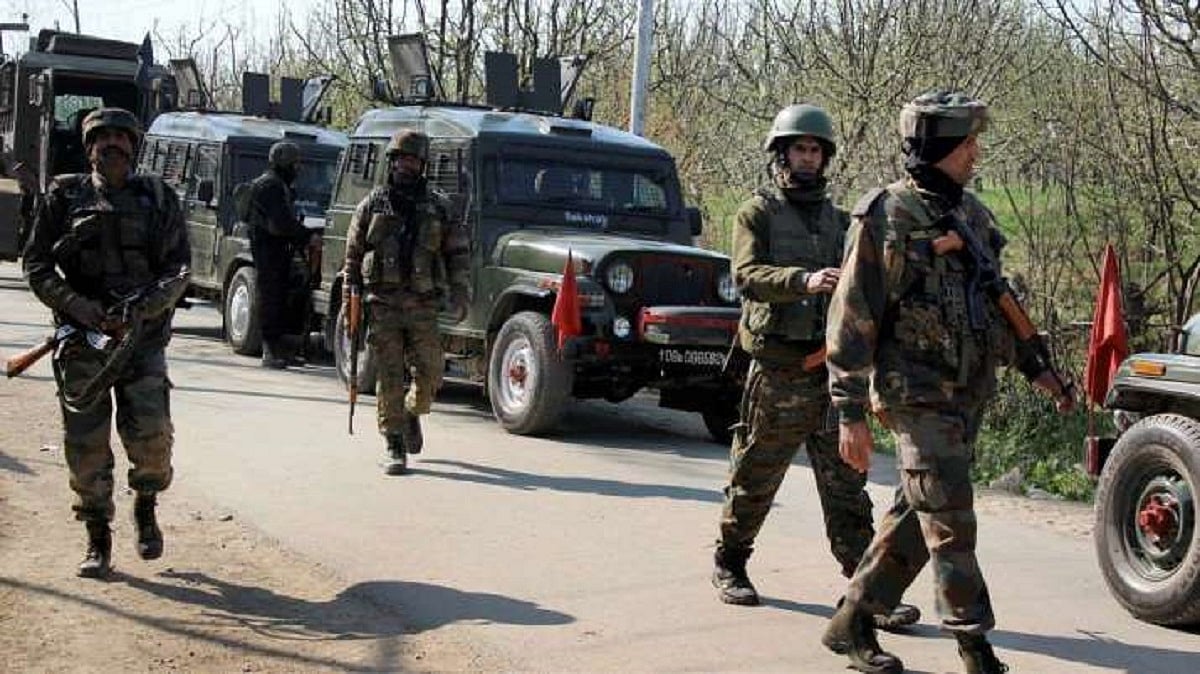 PTI : Security forces in  Jammu Kashmir |