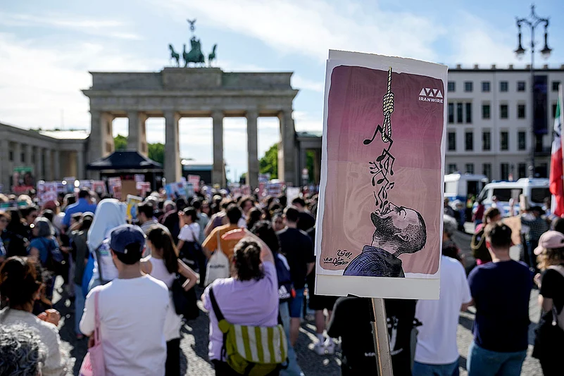 Germany Iran Protest Rapper