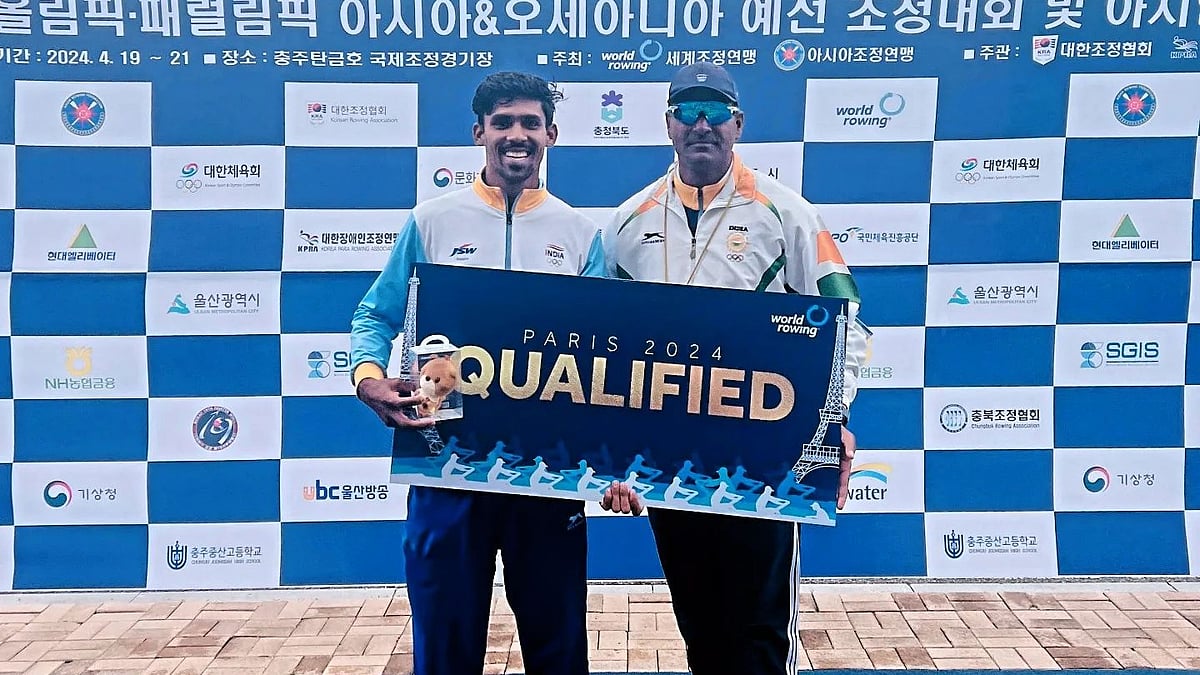 Indian rowing athlete Balraj Panwar,  - Instagram | India Rowing 