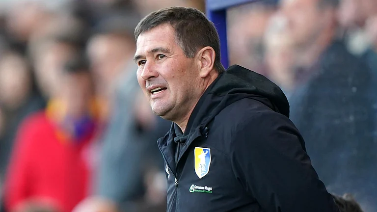 Mansfield boss Nigel Clough. - Joe Giddens/PA