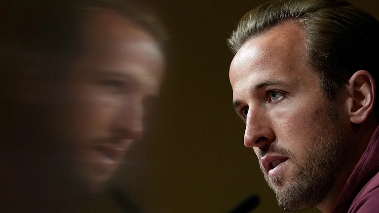 Harry Kane will be playing for Bayern Munich against Arsenal in the second leg of Champions League quarterfinals - AP