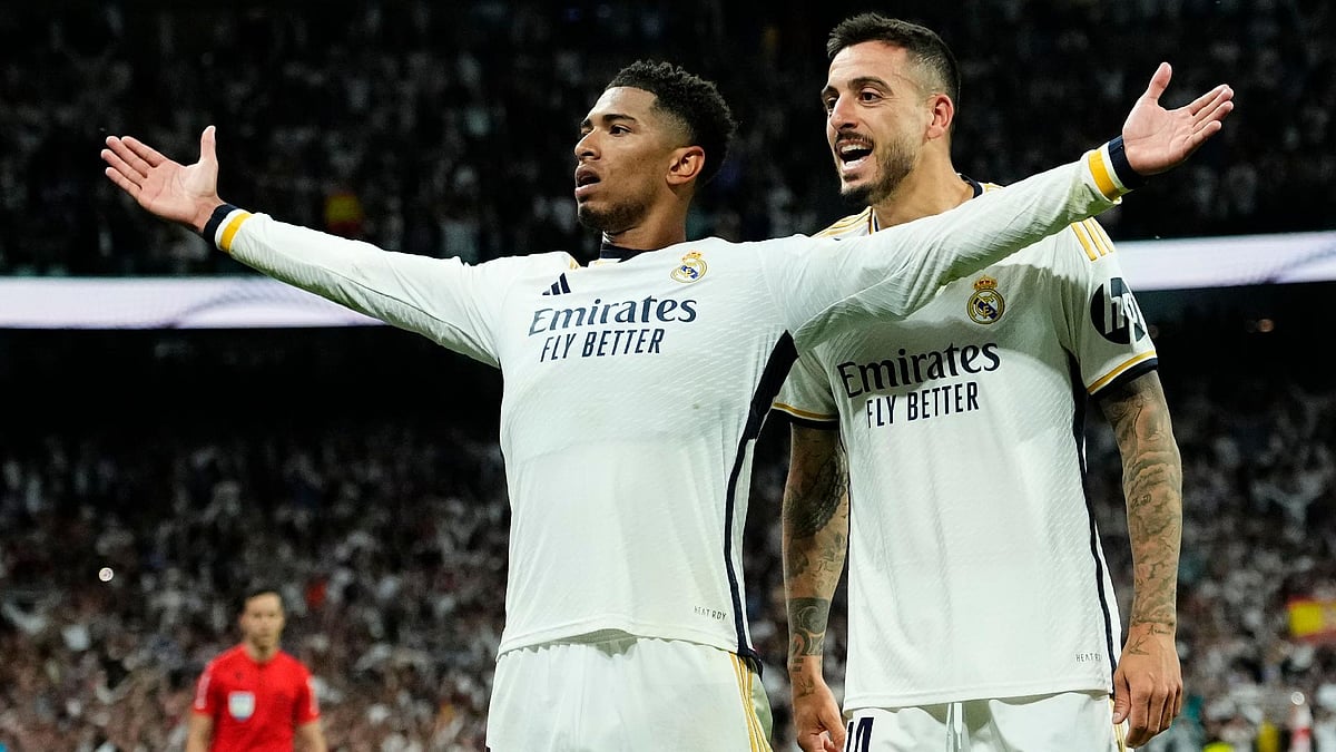 Jose Breton/AP : Jude Bellingham, left, was Real Madrid’s match-winner in El Clasico.