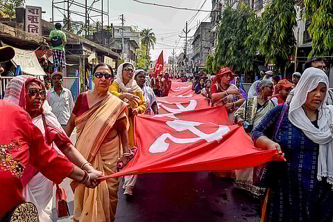 CPI(M) rally in Kolkata