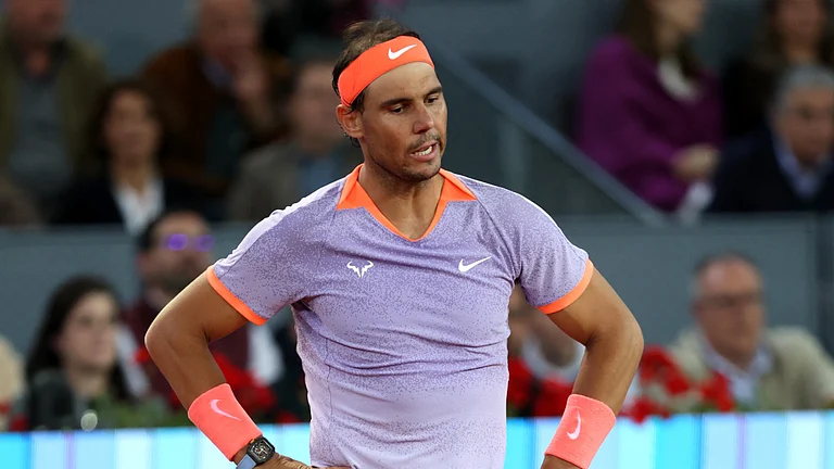 Rafael Nadal's final appearance at the Madrid Open is over - null