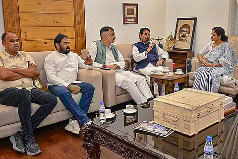 INDIA leaders meeting in Jharkhand