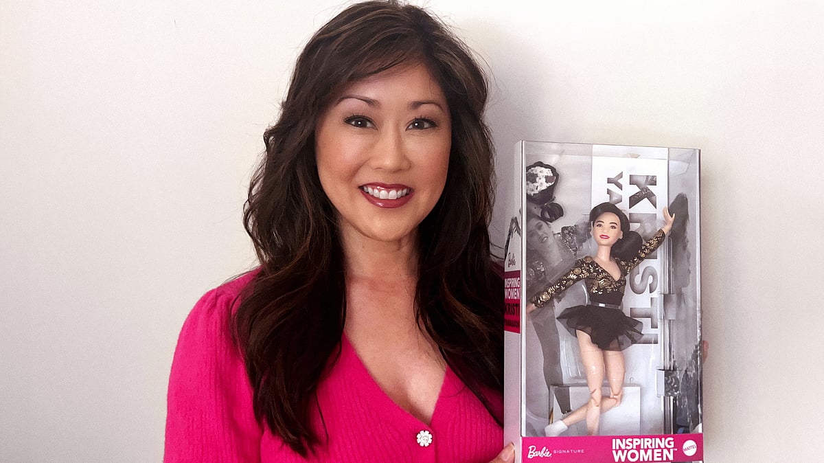 AP : Doll depiction of Yamaguchi.