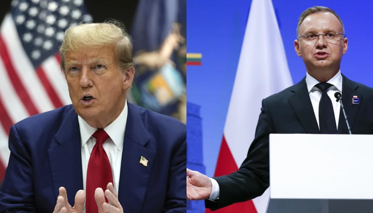 AP : Donald Trump and Duda