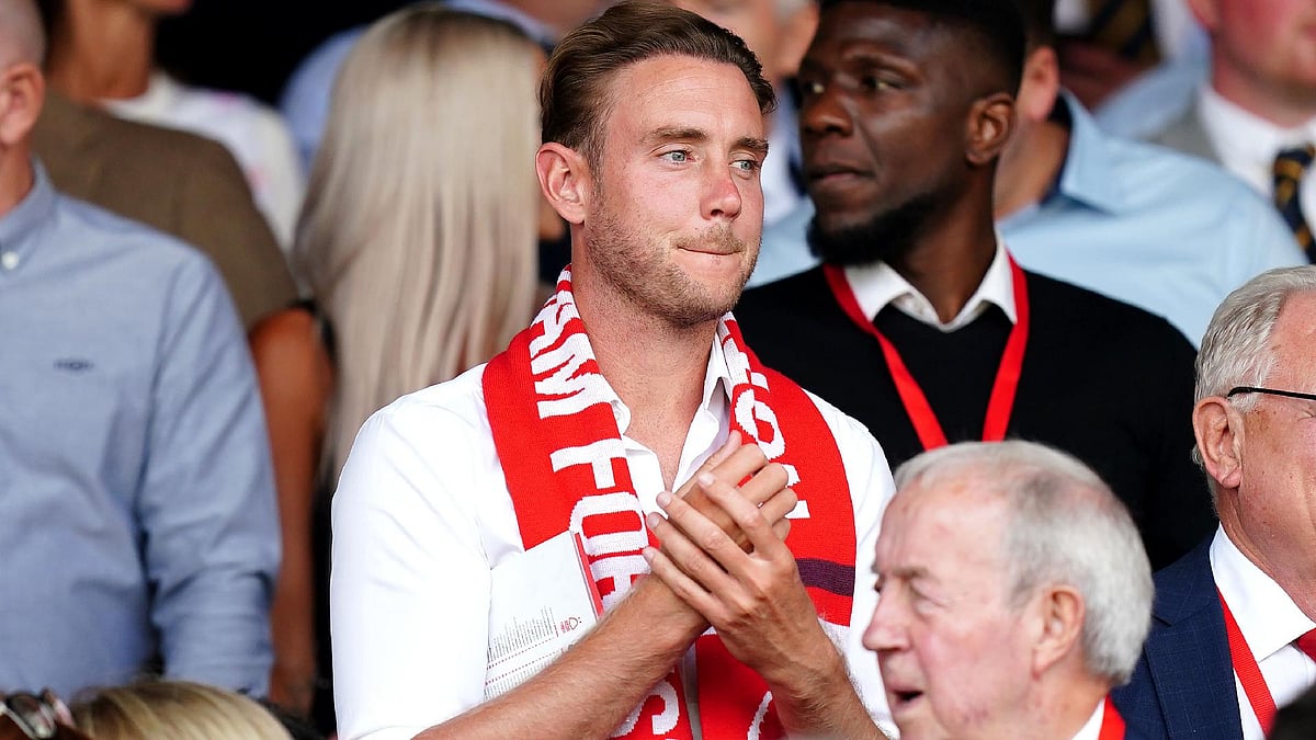 Mike Egerton/PA : Stuart Broad is a long-time fan of Nottingham Forest.