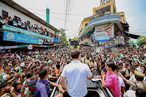 Rahul Gandhi in Kozhikode
