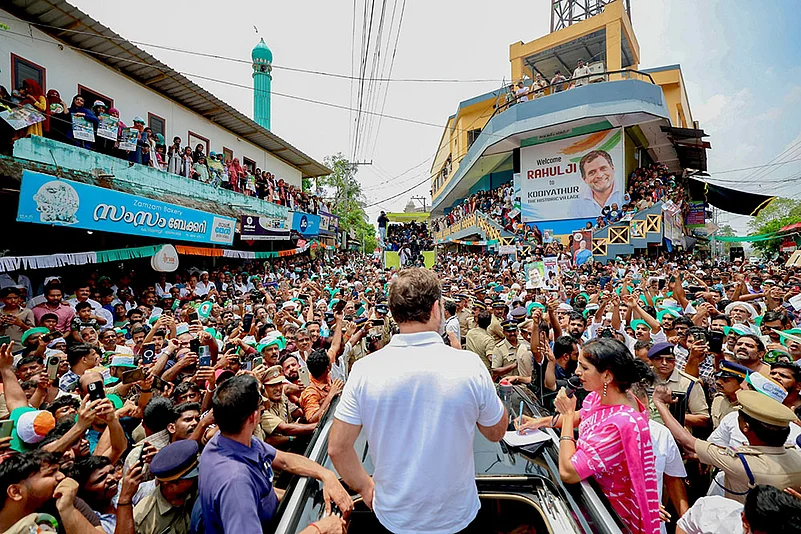 Rahul Gandhi in Kozhikode