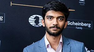 Grand Chess Tour/X : D Gukesh won FIDE Candidates 2024 and secured his place as a challenger in the World Championship match against China's Ding Liren.