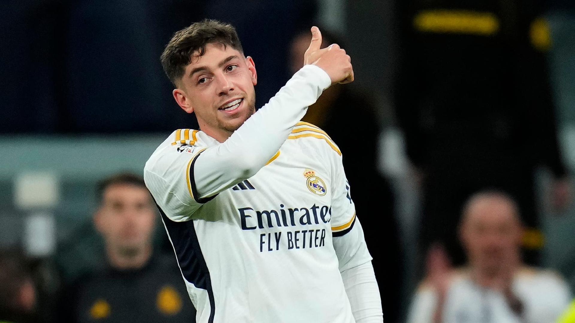 Federico Valverde secured Real Madrid’s 3-3 draw against Manchester City. - Manu Fernandez/AP