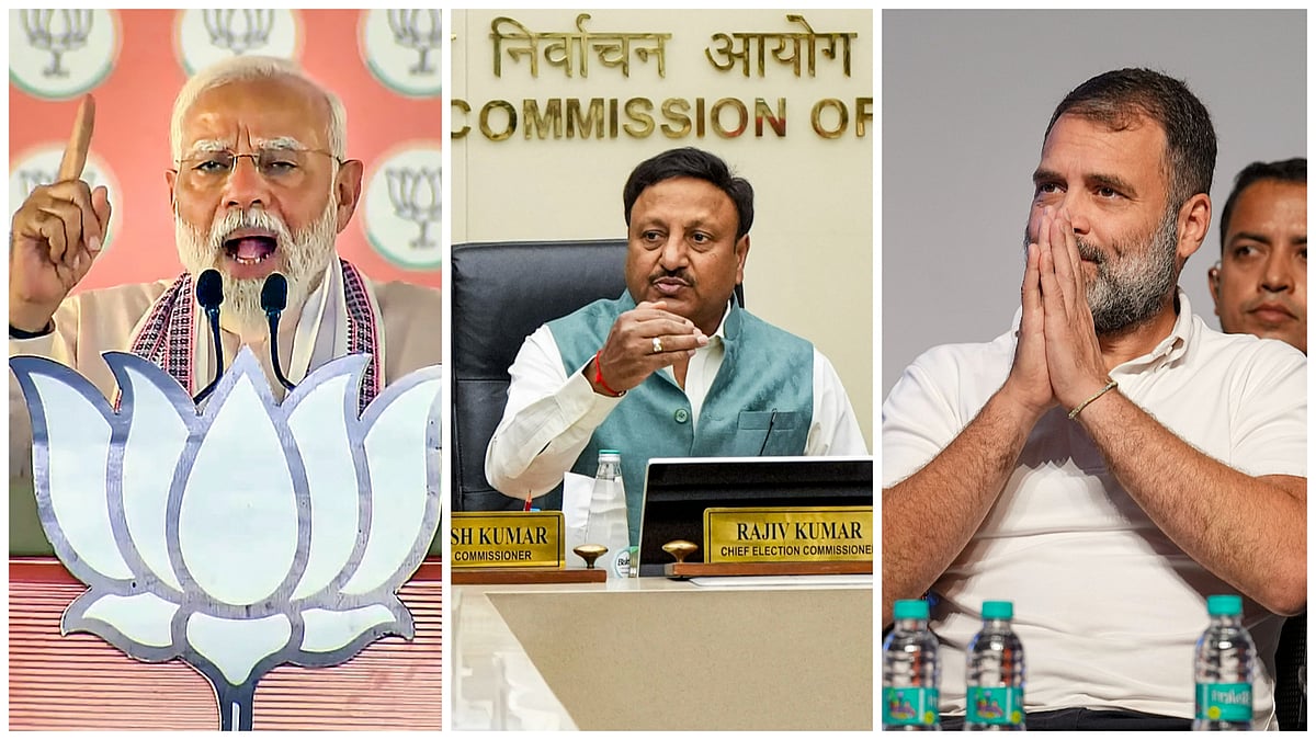 Apart from PM Modi, the EC on Thursday took cognisance of alleged Model Code of Conduct violations by Congress leaders Mallikarjun Kharge and Rahul Gandhi as well. - PTI photos