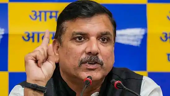 PTI : AAP leader Sanjay Singh |