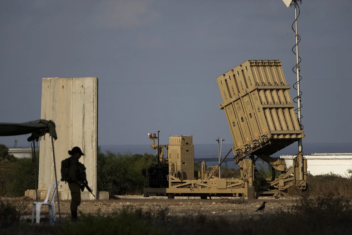 A battery of Israel’s Iron Dome defence missile system | - AP
