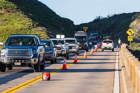 California Highway Collapse