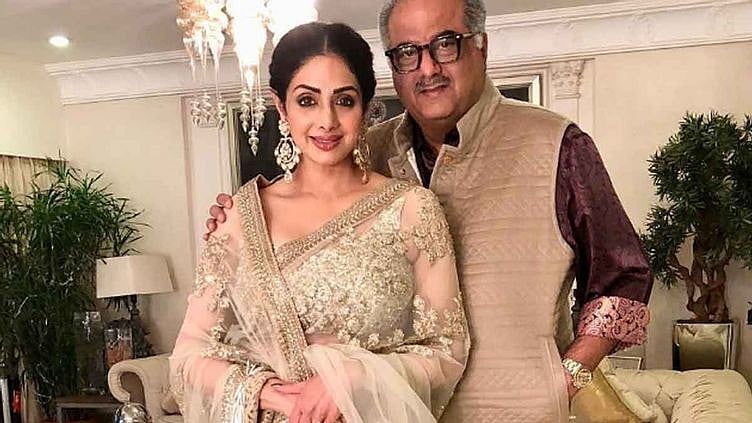 Instagram : Boney Kapoor and Sridevi