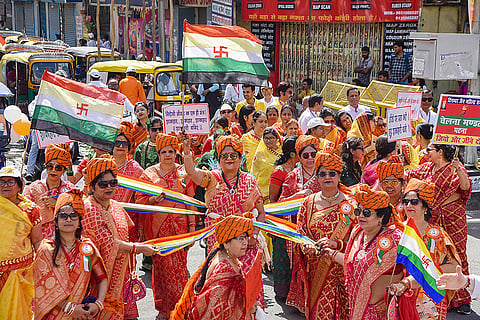 Mahavir Jayanti procession in Patna