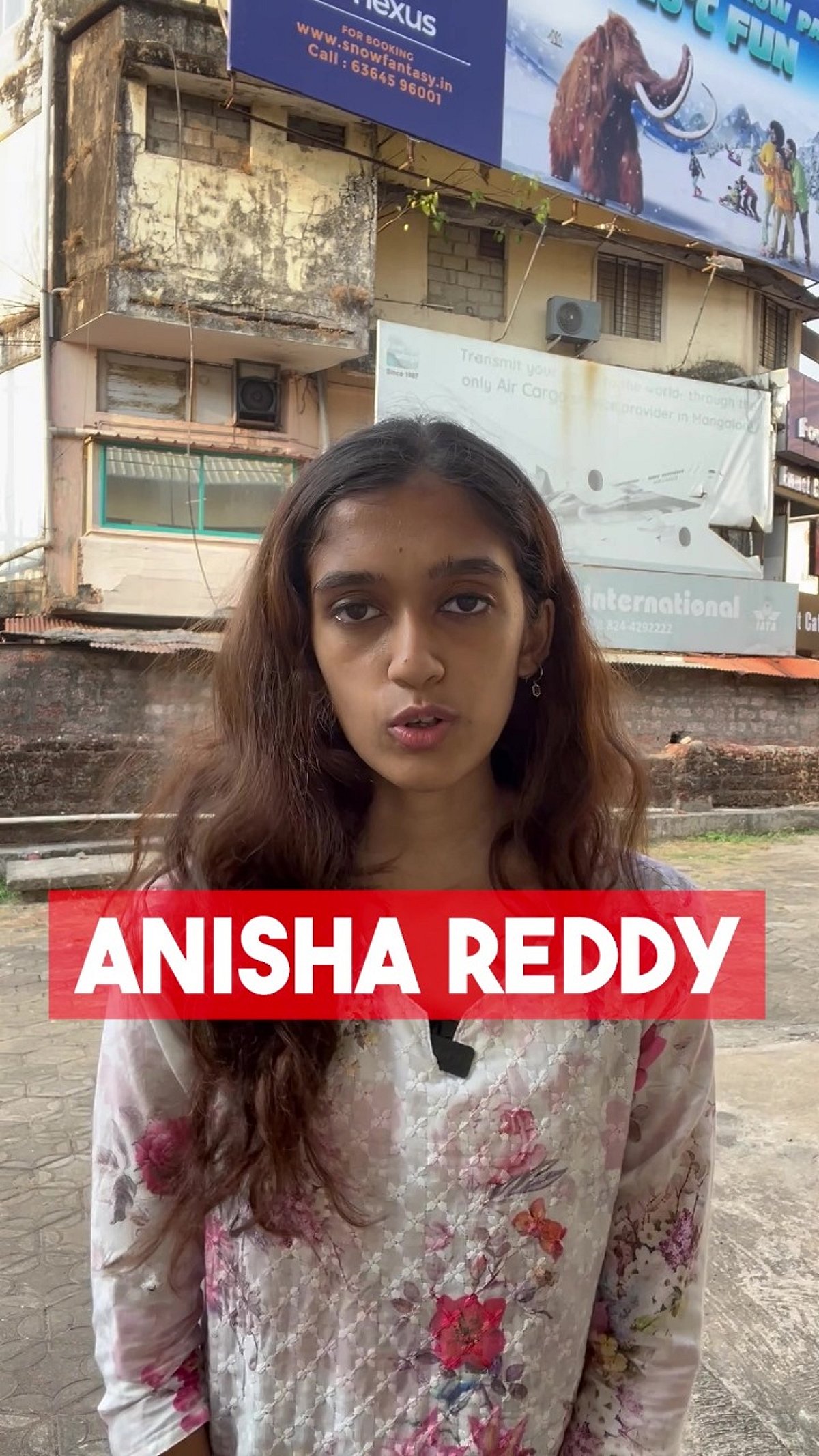 Anisa Reddy Outlook’s Anisha Reddy In Mangalore | Reporter's Guarantee