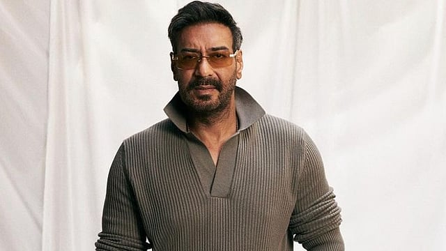 Ajay Devgn Looks Dapper In Suit, Italian Patent Leather Shoes