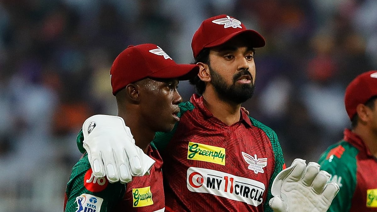 X/@LucknowIPL : Shamar Joseph with LSG skipper KL Rahul