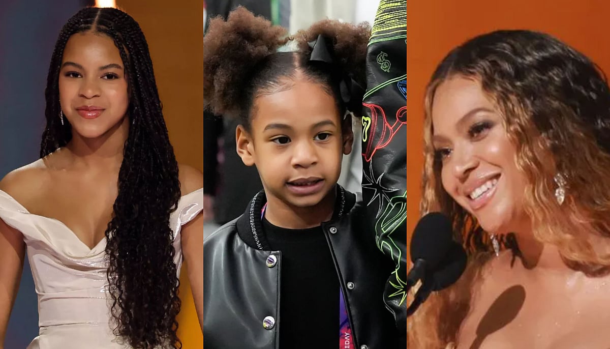 Beyonce And Her Daughters - AP & Getty Images