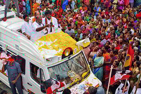 RB Udhayakumar campaigns in Madurai