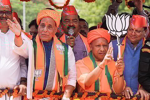 Rajnath Singh files nomination