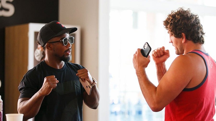 Photo: X/ @ChamizoFrank : Frank Chamizo (L) grew up in Cuba and won bronze at the 2010 world championships for the country before moving to Italy the following year.