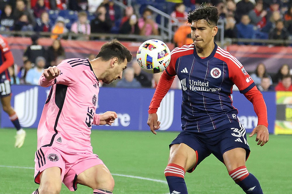 | Photo: AP/Mark Stockwell : MLS: Inter Miami vs New England Revolution