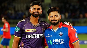 X/IPL : Rishabh Pant with Shreyas Iyer.