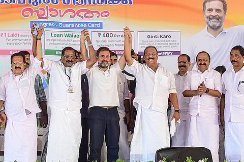 Rahul Gandhi campaigns in Kerala