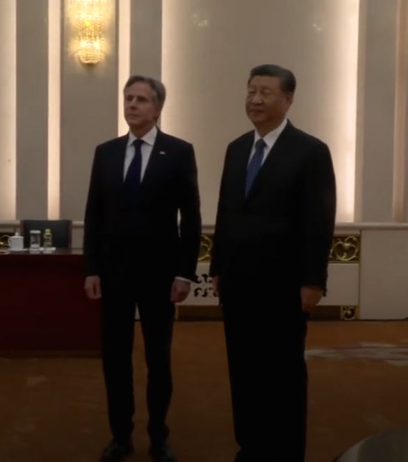 AP : Antony Blinken Meets With China's President Xi Jinping