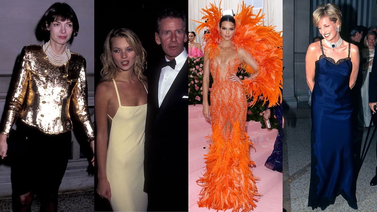 Anna Wintour, Kate Moss, Kendall Jenner and Princess Diana ( L to R ) - null