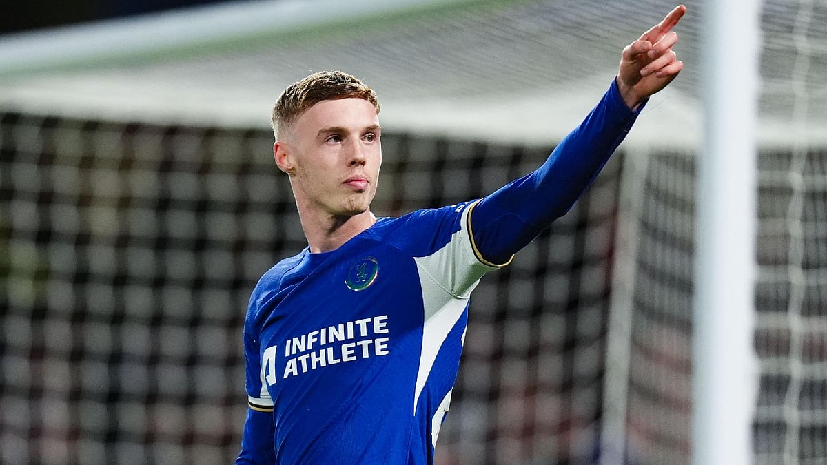 John Walton/PA : Cole Palmer scored four goals as Chelsea hammered Everton 