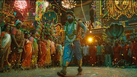 A still of Allu Arjun from 'Pushpa 2' teaser