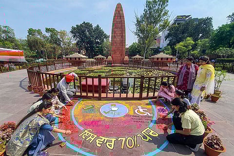Voter awareness campaign at Jallianwala Bagh