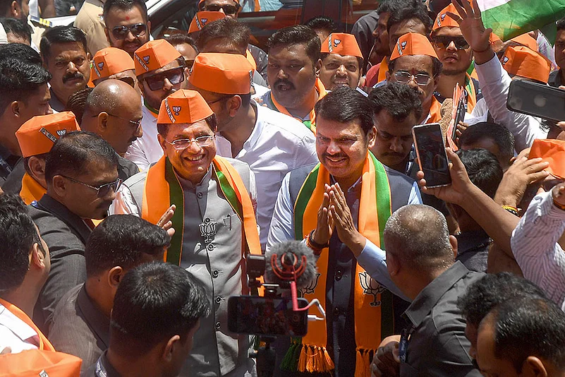 BJP chief election office inauguration in Mumbai