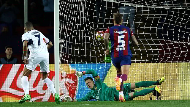 Barcelona (4) 1-4 (6) PSG: Mbappe Powers Paris Saint-Germain To Champions League Semis