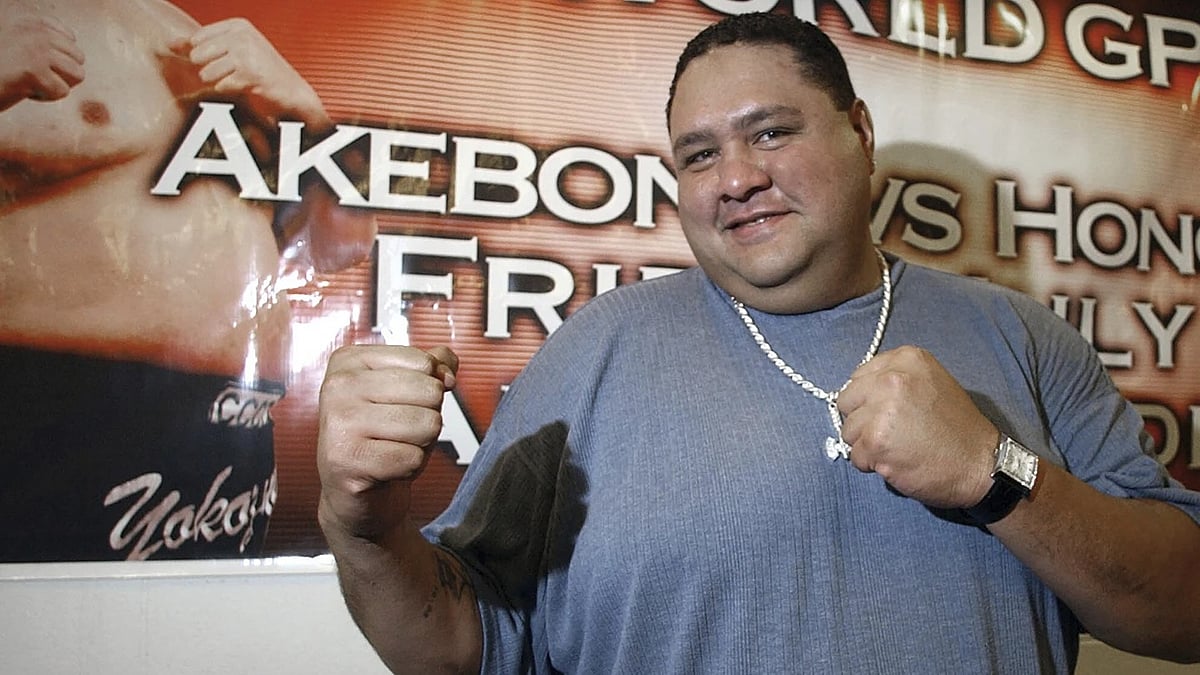 AP/File : Sumo champion Akebono Taro.