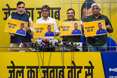 AAP press conference in Delhi