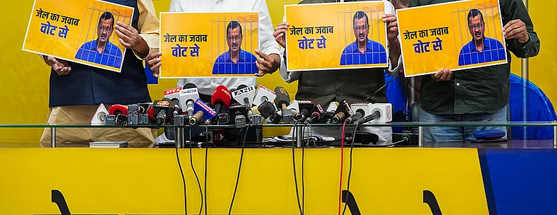 AAP press conference in Delhi