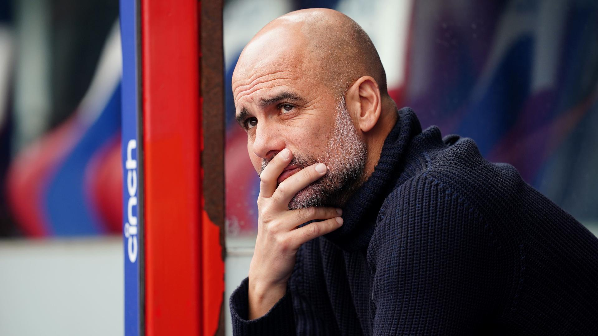 Manchester City Boss Pep Guardiola. - Adam Davy/PA