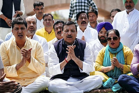Sanjay Singh at Rajghat