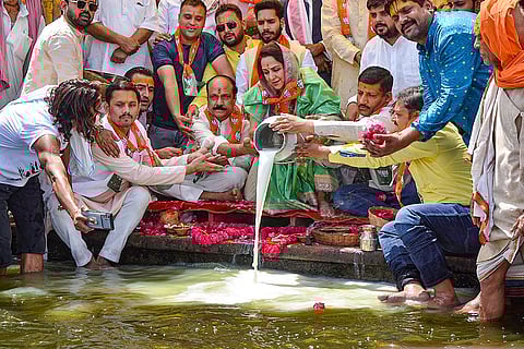Hema Malini in Mathura