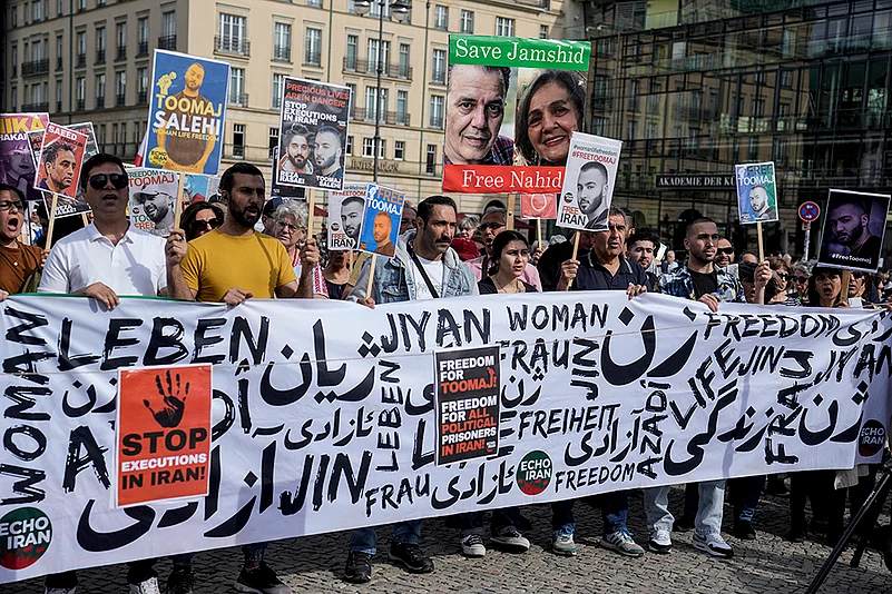 Germany Iran Protest Rapper